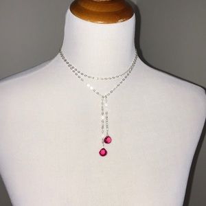 Sterling Silver 37” Lariat Necklace